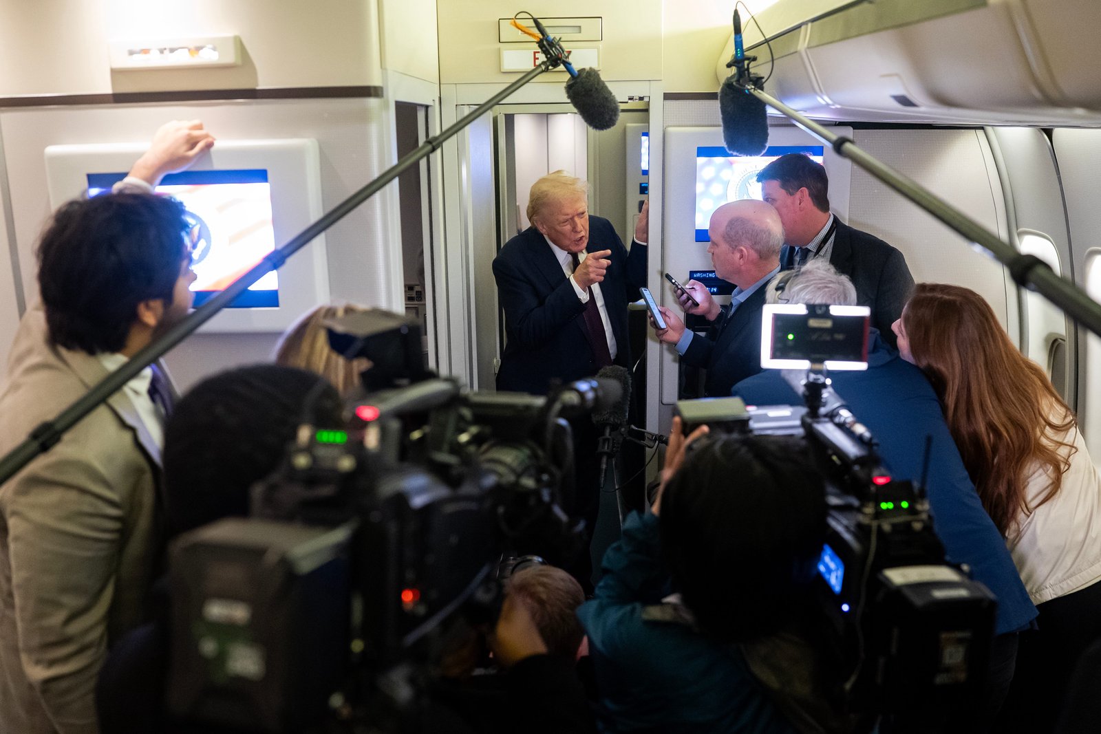 This Week in Democracy – Week 61: Trump Shushes Woman Reporter, Goes on Another Racist Rant, and Threatens Media Licenses