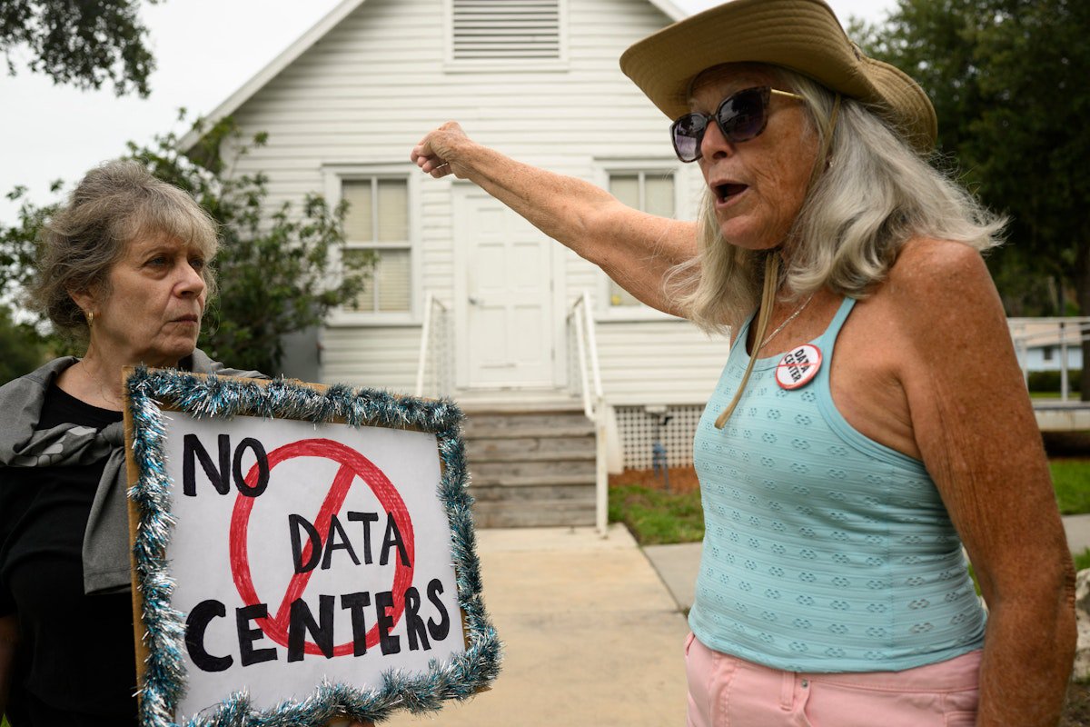 The Data Center Protests Looked Typical. They Were Anything But.