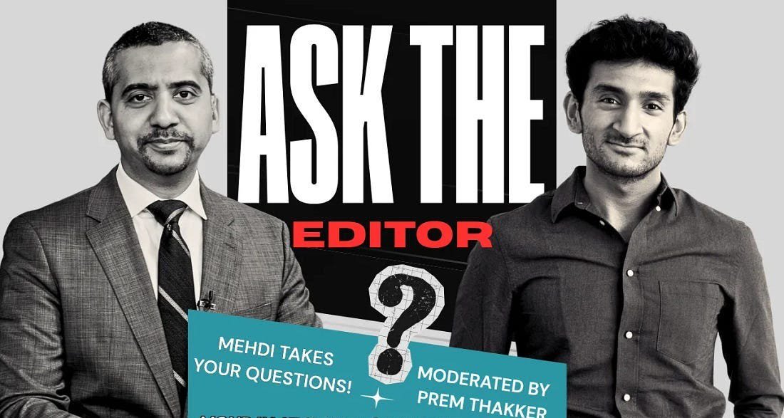 TODAY, 12PM ET: Prem and Swin Take Your Questions on ICE, Their Reporting, and More