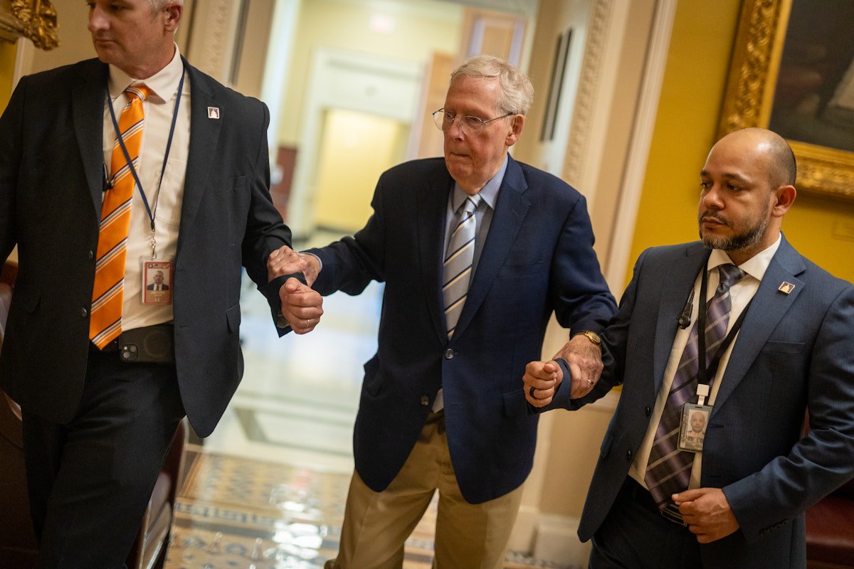 Mitch McConnell, 84, Is Super Transparent About Hospitalization (Not)