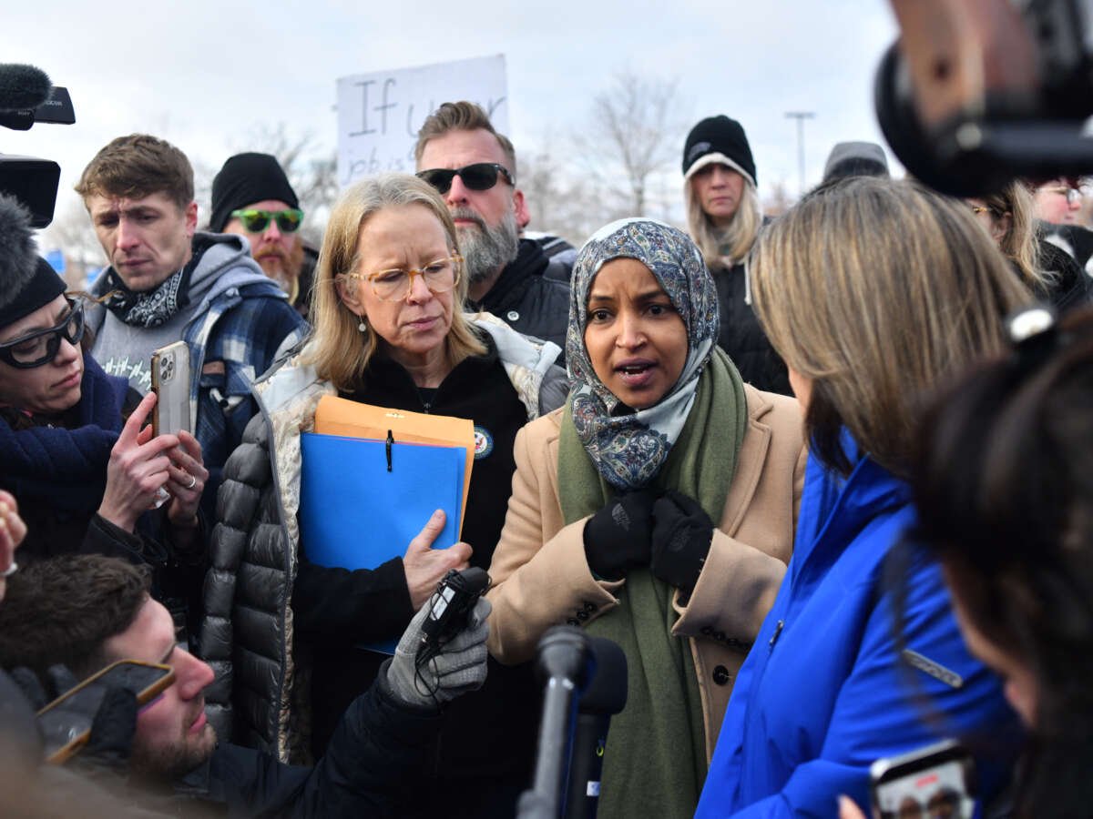Omar Says Trump’s Minnesota Operations Seem to Be Pushing Toward “Martial Law”