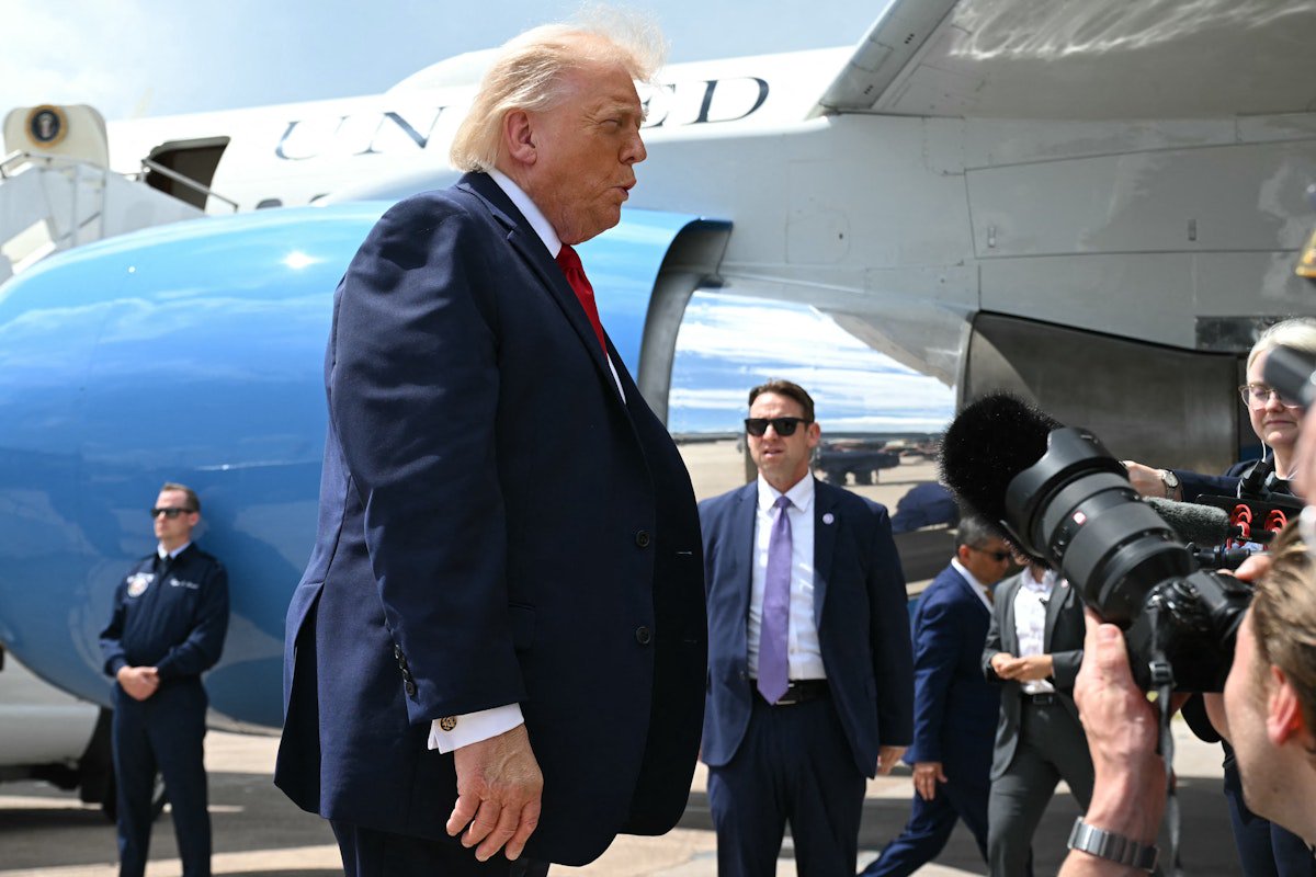 Trump Walks Away Rather Than Answer Key Question on Iran