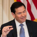 Everything Marco Rubio Is Hiding in That Giant Gap at the Back of His Shoes