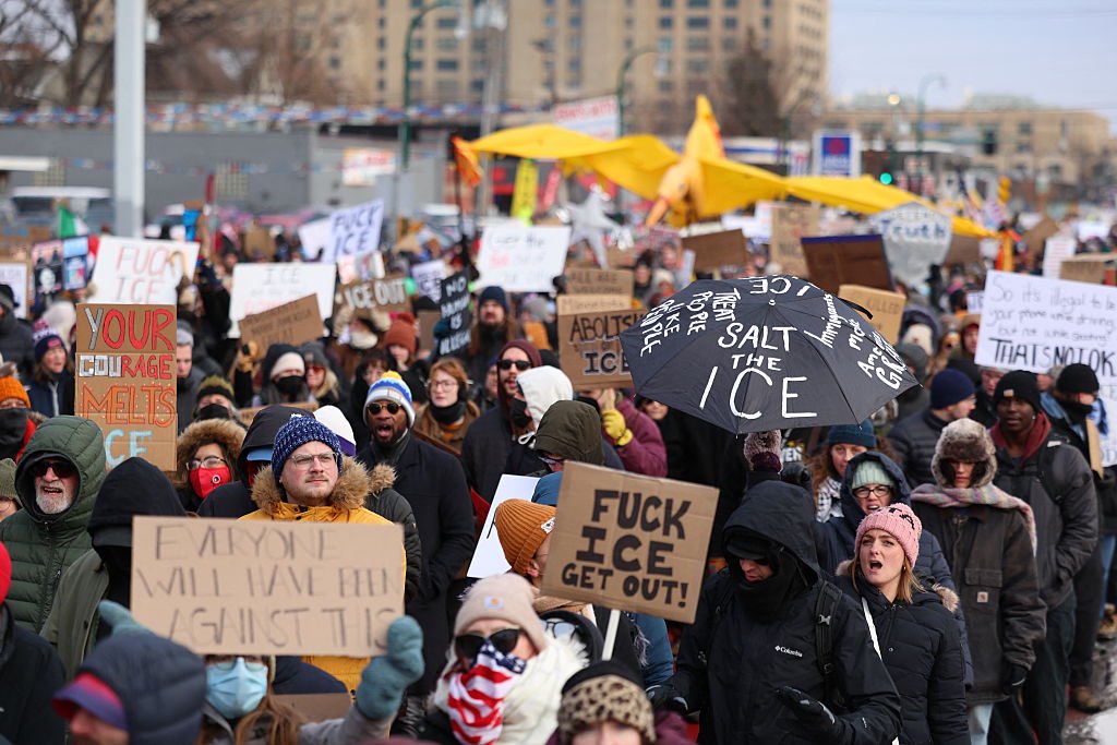 Afraid But Undeterred, Minnesota Greets Trump’s ICE Surge With Demonstrations