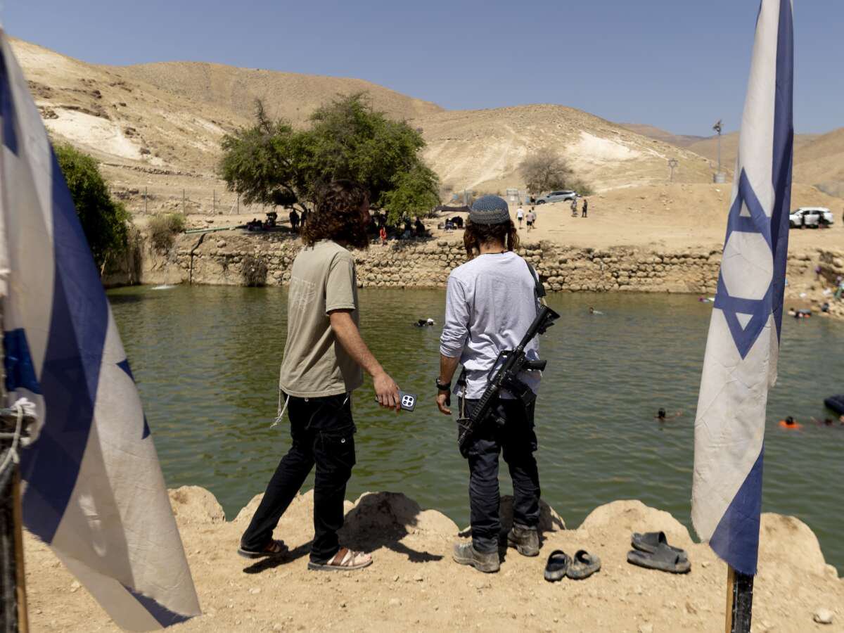 Israeli Settlers Cut Off Palestinian Farmers’ Water to Fill a Swimming Pool