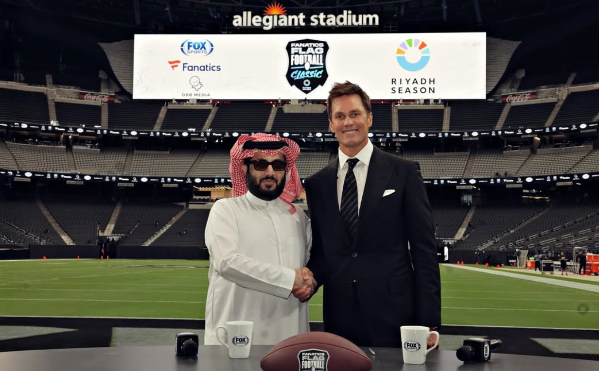Tom Brady comes out of retirement to play flag football in Saudi