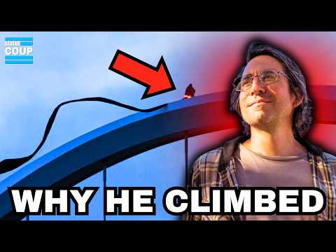 “MURDERING CHILDREN!" He Climbed a Bridge to Stop Trump's War