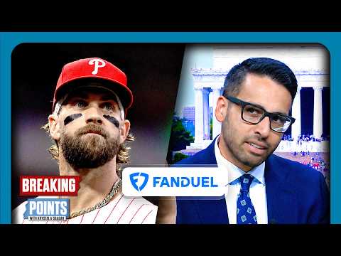 MLB Player Bryce Harper FILMED VIDEO For FanDuel Gambling Addict