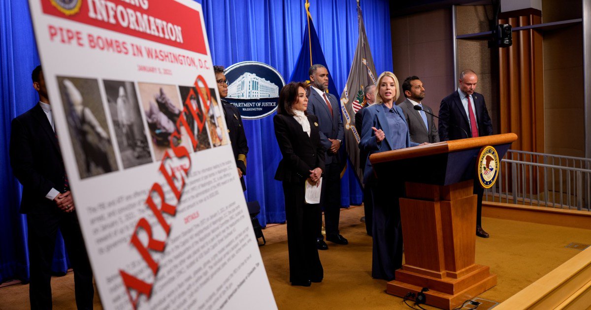 Jan. 6 Pipe Bomb Suspect Says He Acted to “Speak Up” for Election Deniers