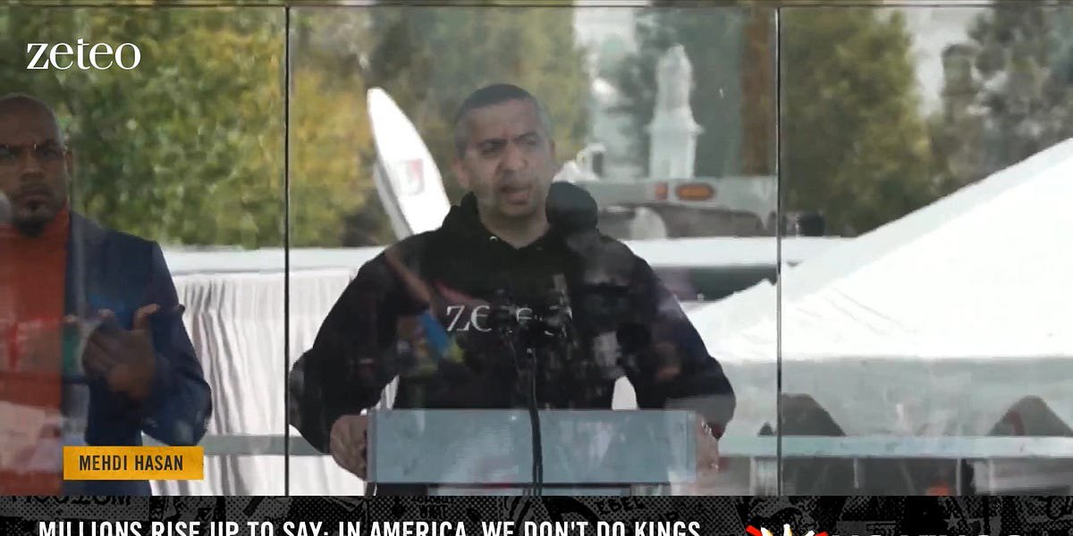 ‘We Are The Majority’: Watch Mehdi’s Rousing Speech at the No Kings Protest in DC
