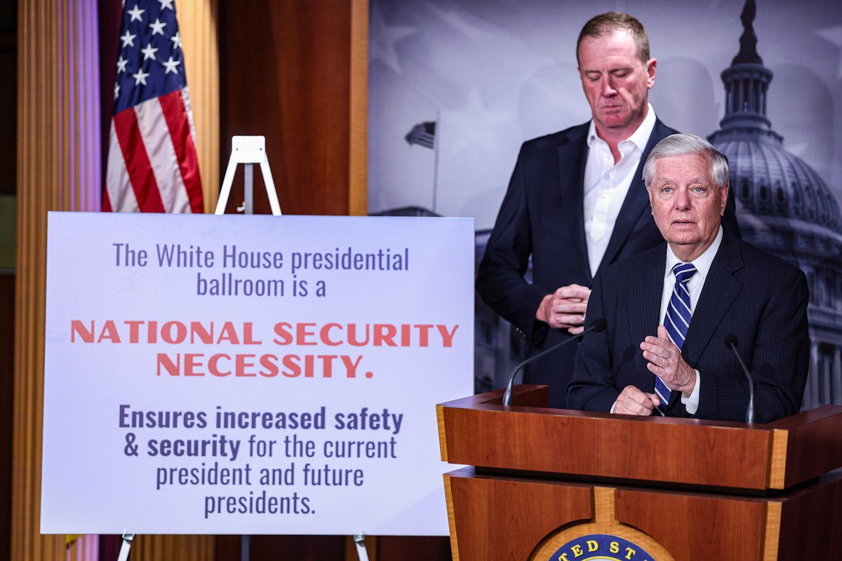 Lindsey Graham Freaks Out Over Brutal Fact-Check on Trump’s Ballroom