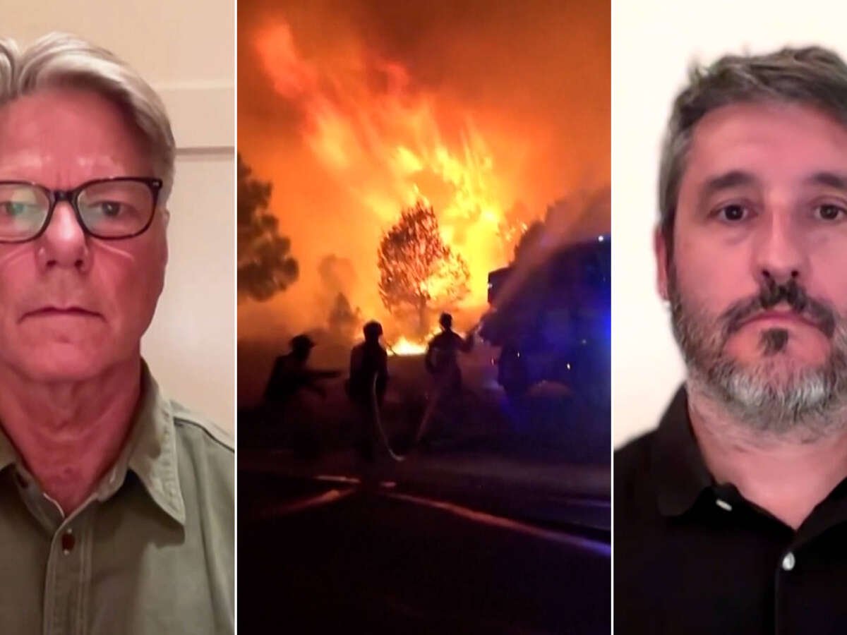 “Megafires” in France and Spain Force Over 350,000 People to Evacuate