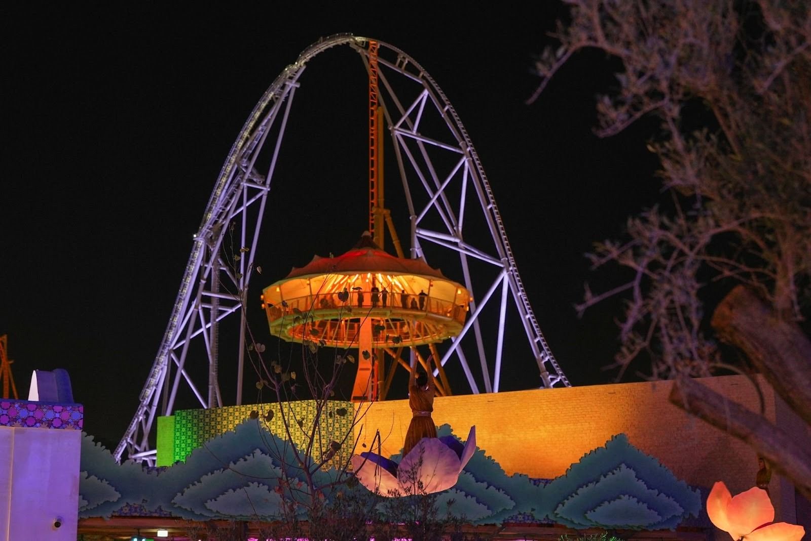 Roller coaster in Qiddiya's Six Flags breaks world records