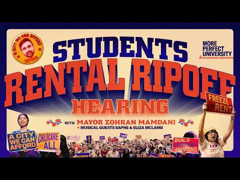 Rental Ripoff Hearing LIVE with NYC Mayor Zohran Mamdani