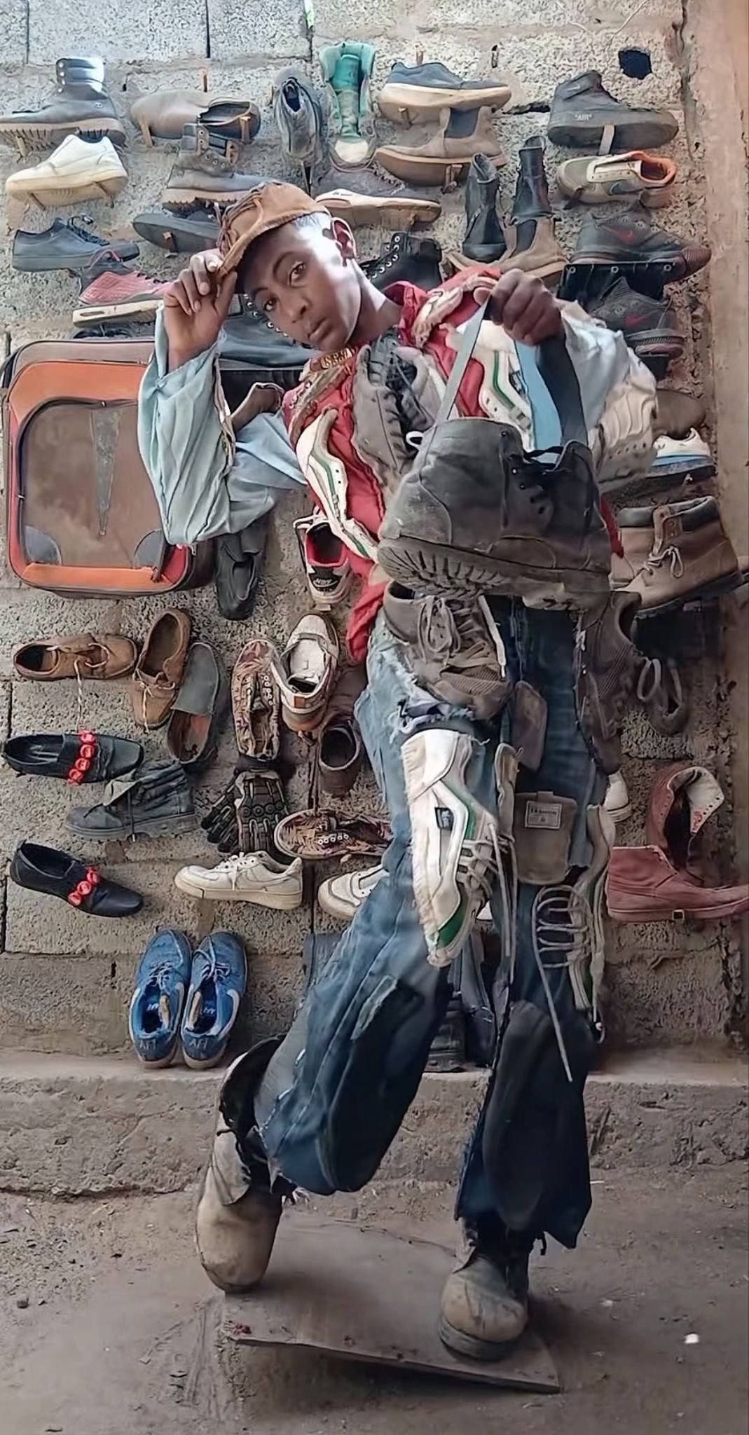 Viral Ethiopian Instagrammer uses trash for fashion