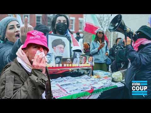 FIGHTS BREAK OUT Between Zionists and Pro-Iranian Regime Supporters at Ayatollah Vigil