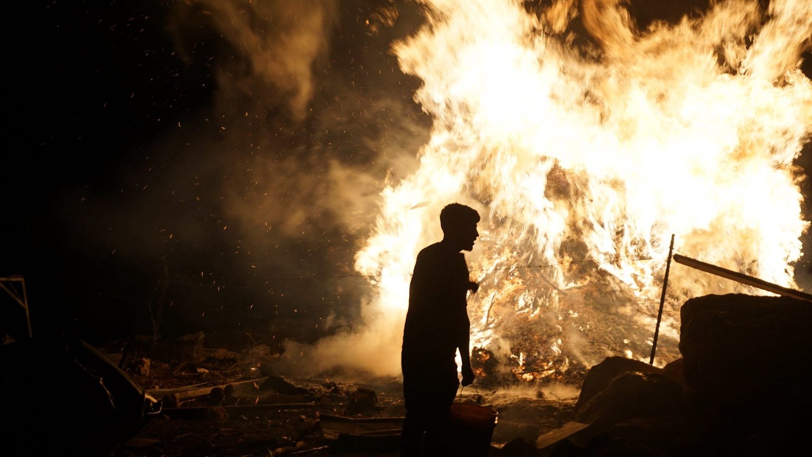 Kristallnacht in the West Bank on Holocaust Remembrance Day