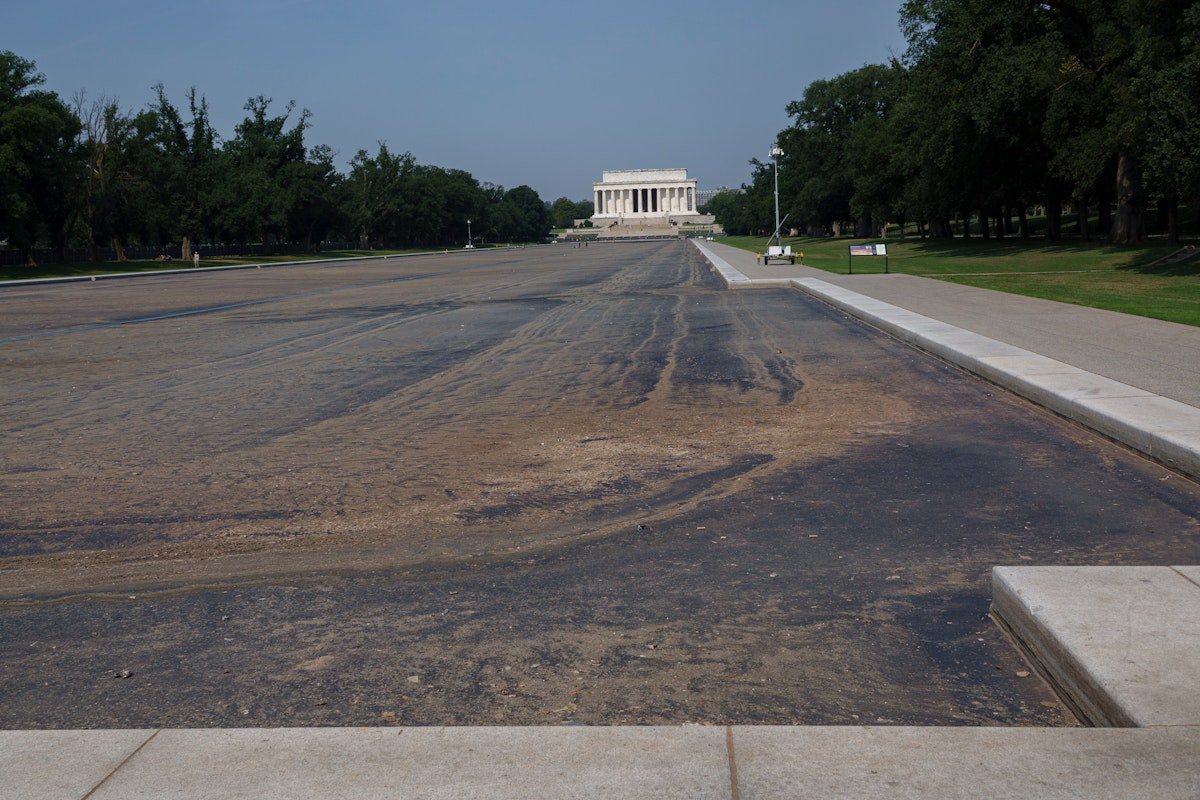 DOJ’s Reflecting Pool “Vandalism” Case Falls Apart With Pool Draining