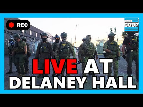 🚨BREAKING: ICE ATTACKS Protesters at Delaney Hall ICE Prison