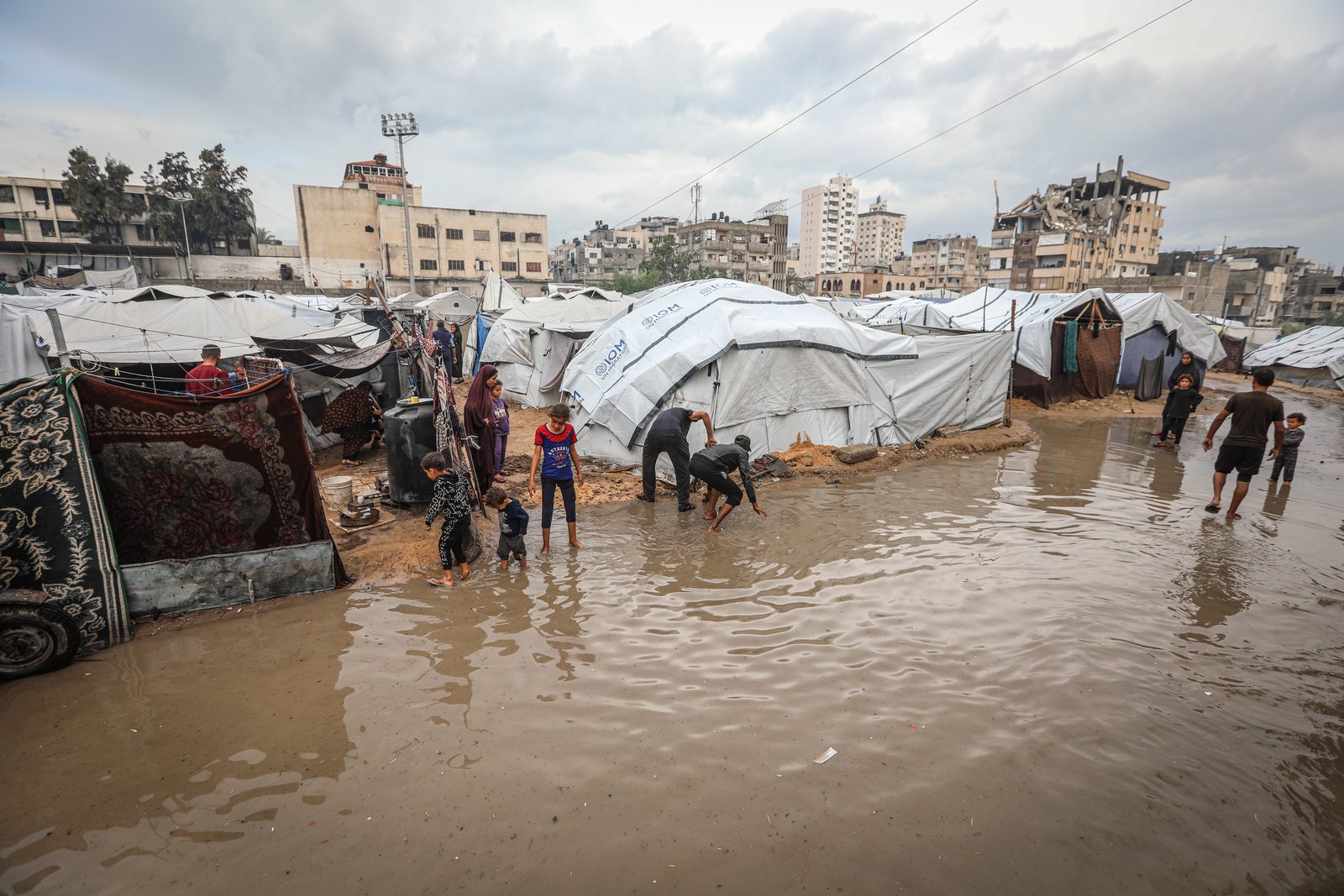 Heavy rains flood tents in Gaza; Hegseth announces Operation Southern Spear to target “narco-terrorists”