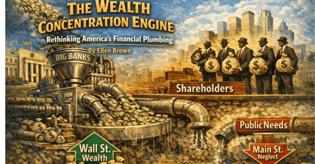 The Wealth Concentration Engine: Rethinking America’s Financial Plumbing