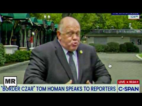 'Border Czar' Tom Homan "Speaks" To Reporters