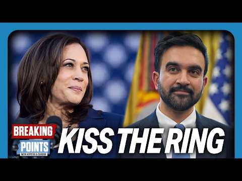 Kamala, Gavin, Shapiro KISS THE ZOHRAN RING As Establishment FREAKS