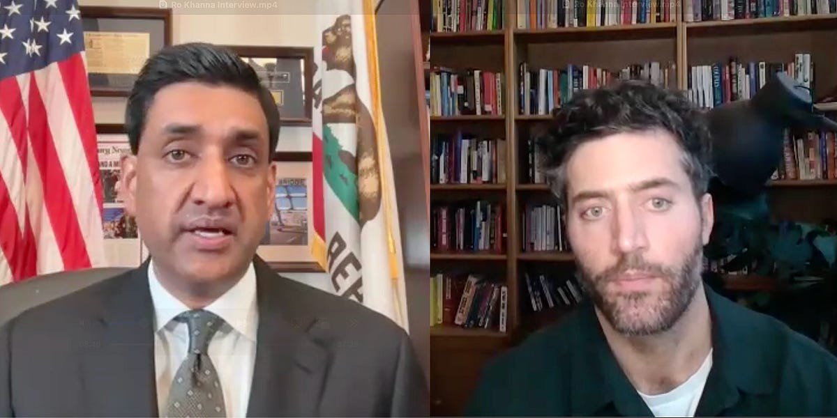 Ro Khanna: “The U.S. Should Treat Israel as an Occupying Nation Violating Human Rights.”