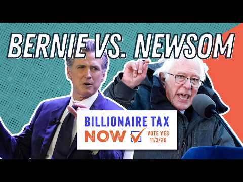 Bernie Backs Billionaire Tax On Gavin Newsom’s Home Turf
