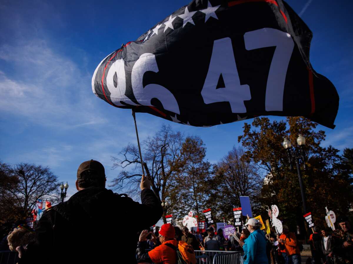 Federal Judge Says Anti-Trump Group’s “86-47” Flag Is Protected Political Speech