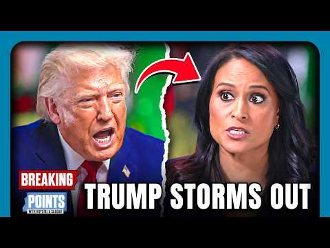 Trump RAGE QUITS Interview: Says NEVER Promised No New Wars