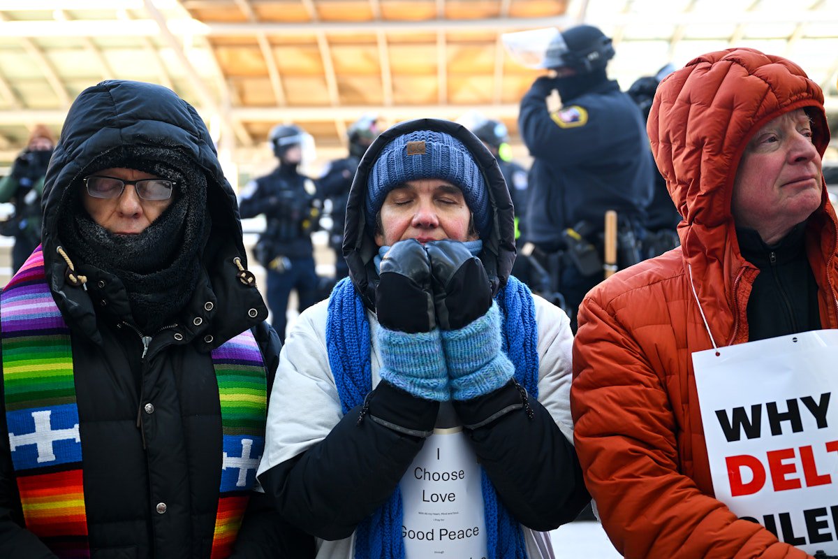 Police Arrest Huge Group of Faith Leaders in Minneapolis ICE Protest