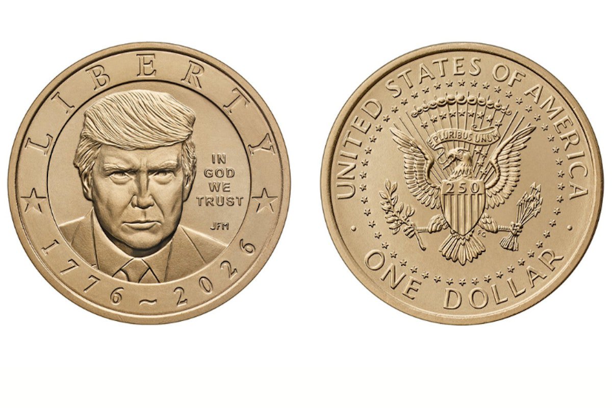 Treasury Unveils New $1 Gold Coin With Trump’s Face on It