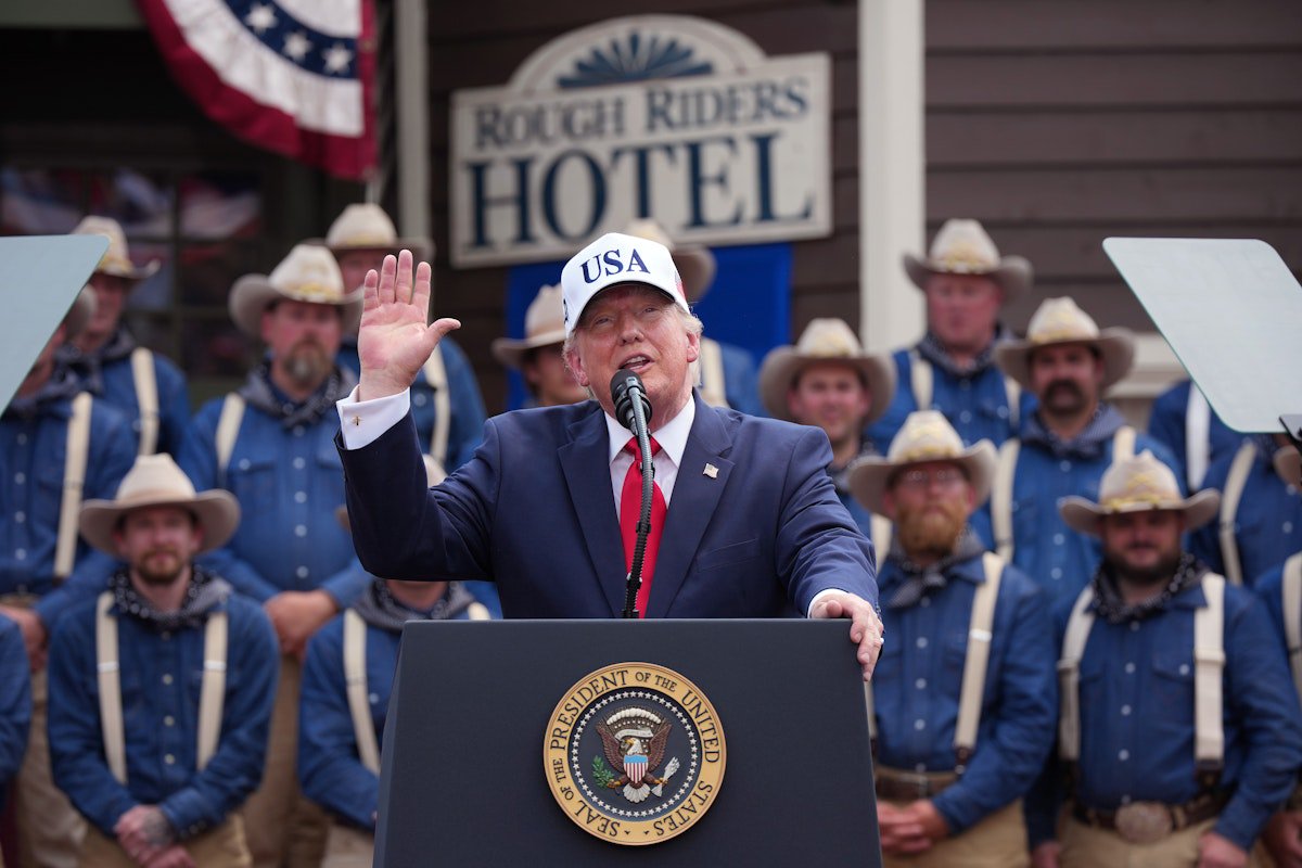 People Think Trump Hallucinated Teddy Roosevelt. The Truth Is Weirder.