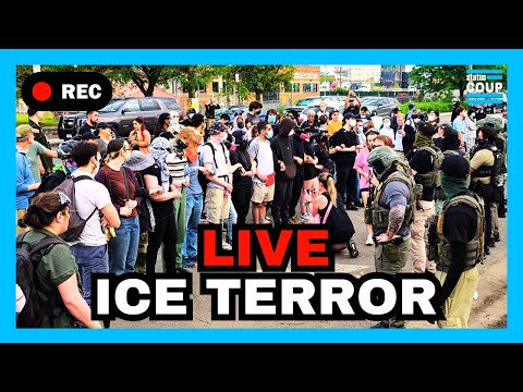 BREAKING: ICE ATTACKS Protesters at Delaney Hall ICE Prison