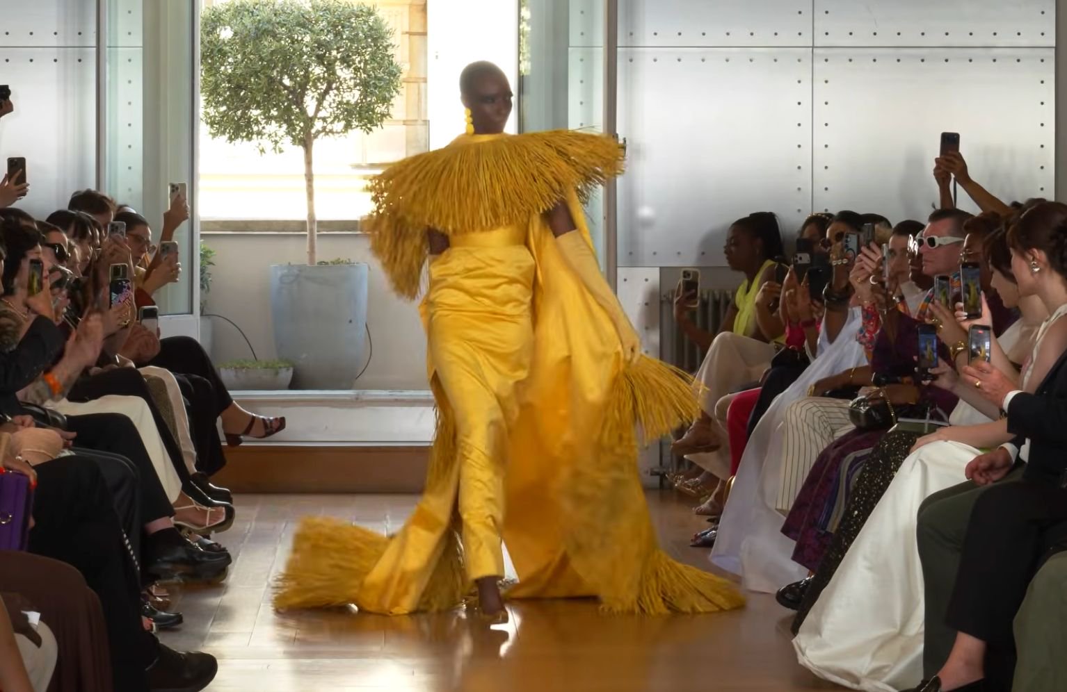 Cameroonian designer Ayissi showcases couture in Paris