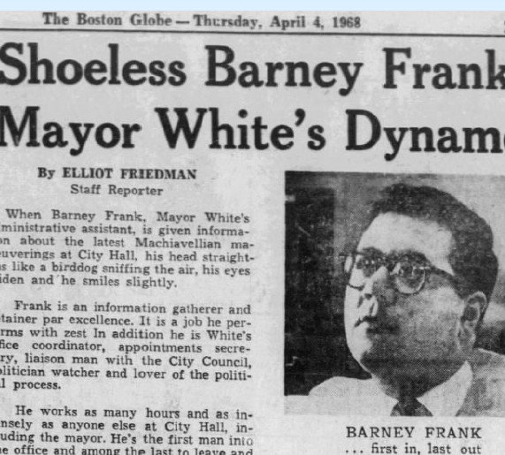 Barney Frank, My Dad, and the Boston They Knew