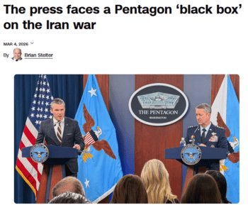 Pete Hegseth’s War on Journalists (and Iran Too)