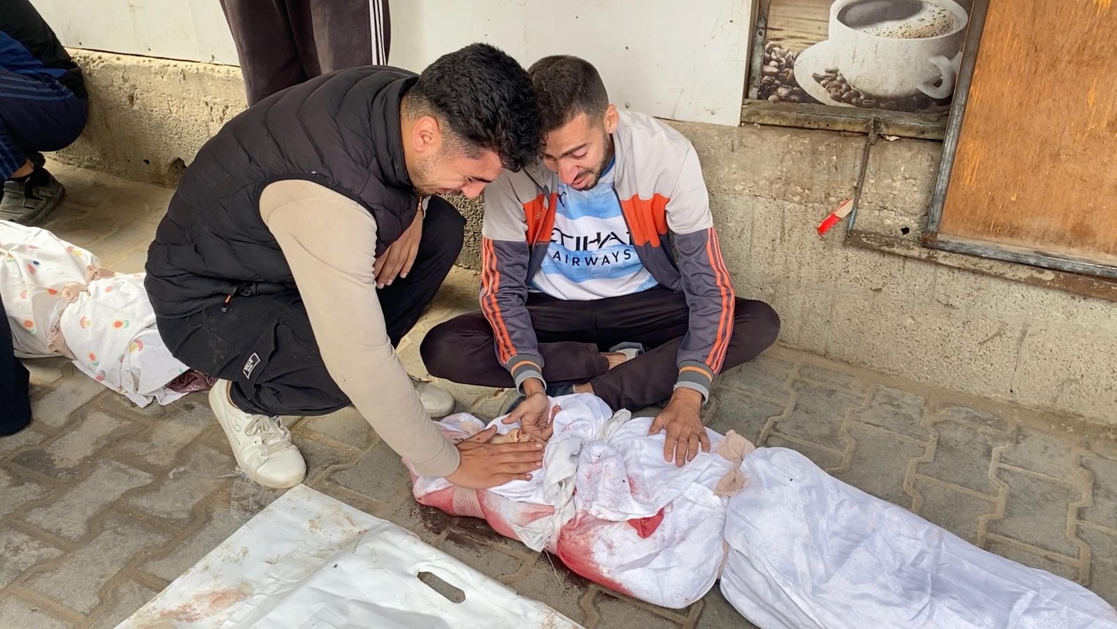 The Aftermath of a Massive Wave of Israeli Airstrikes that Killed Over 100 Palestinians