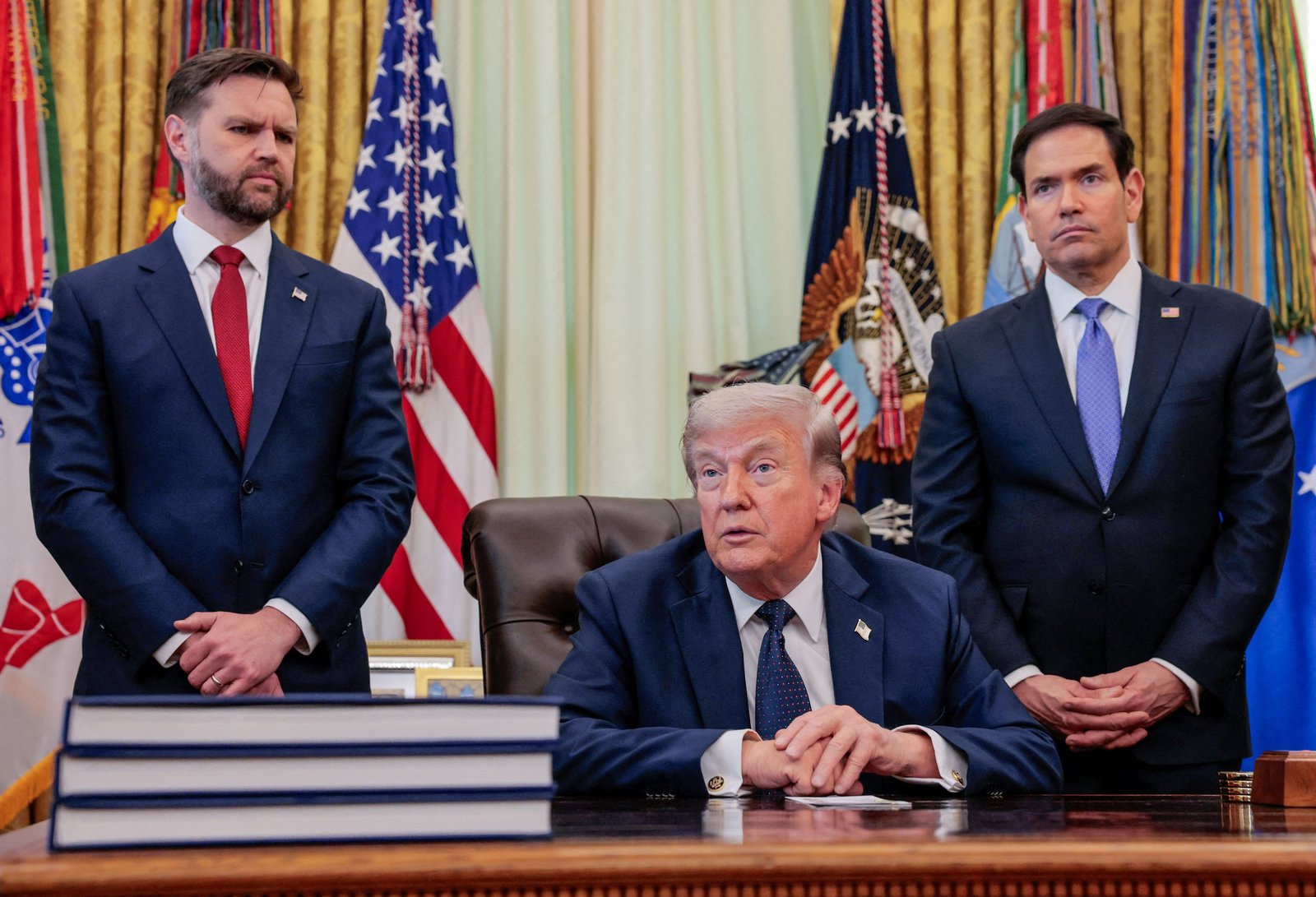 Only Trump can end his own blockade