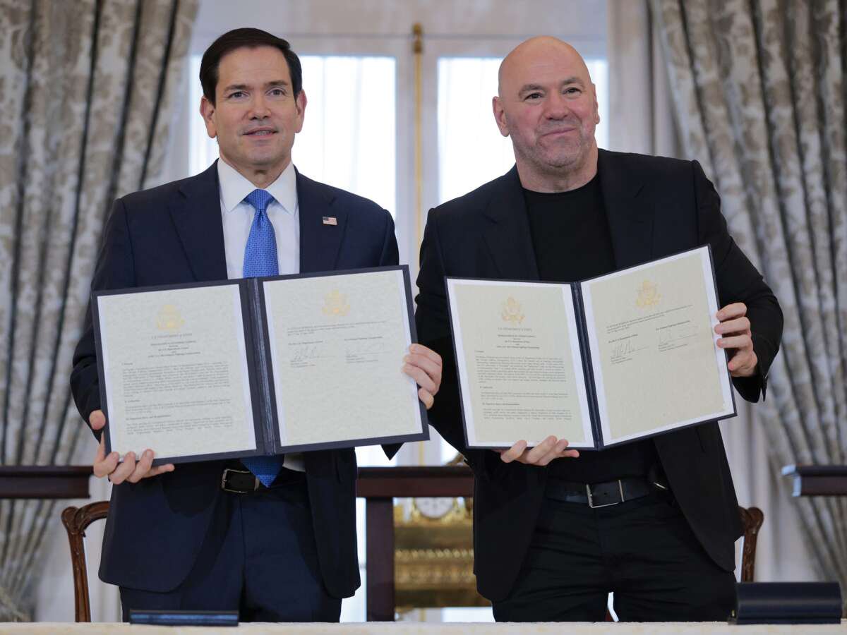 Rubio Signs Sports Diplomacy Deal With UFC Ahead of Weekend Fight at White House
