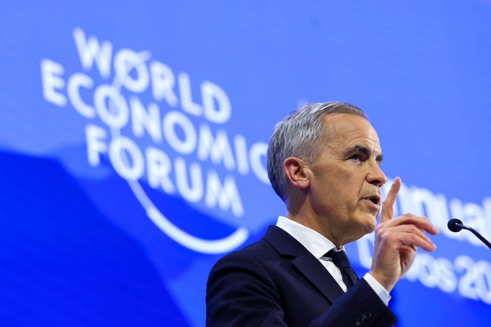 Canada's Carney warns of 'rupture' to global order in Davos address