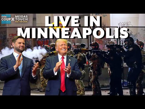 LIVE STOP ICE TERROR PROTESTS of VP Vance Visit