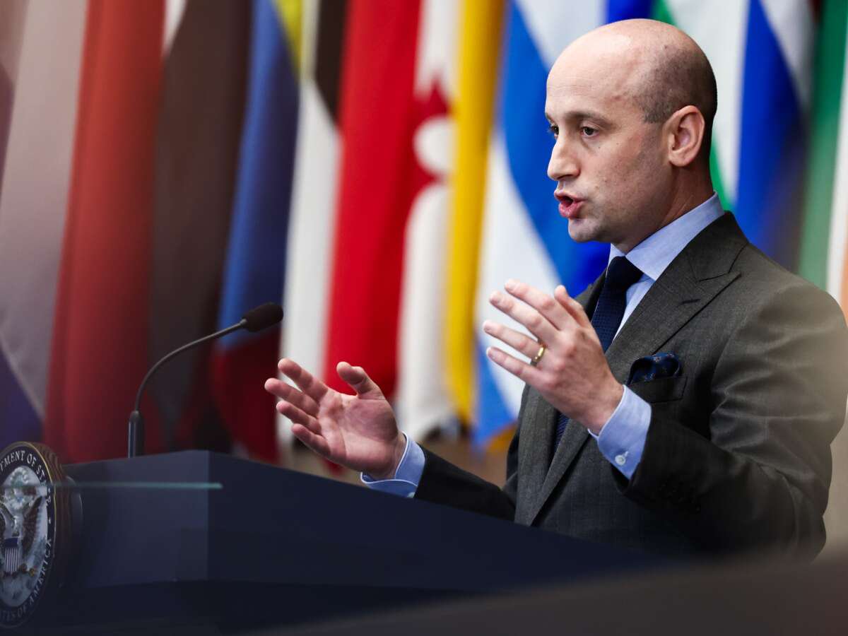 Miller Labels Leftists a “Cancer” That World Must “Root Out” in Fascistic Speech