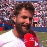 Well, These Are Certainly the Most Cheerful F-Bombs You'll Ever Hear on a Tennis Court