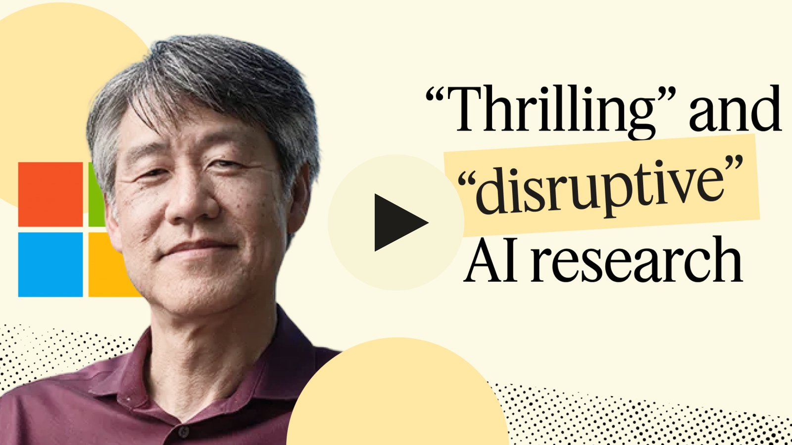 Microsoft research chief on the importance of self-disruption