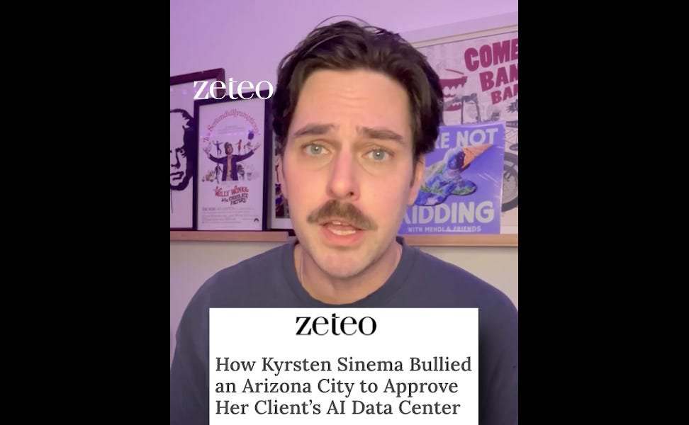Who's Funding Kyrsten Sinema's AI Front Group?