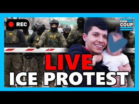 LIVE ICE PROTESTS CONTINUE After Shooting of Joan Sebastian Guerrero