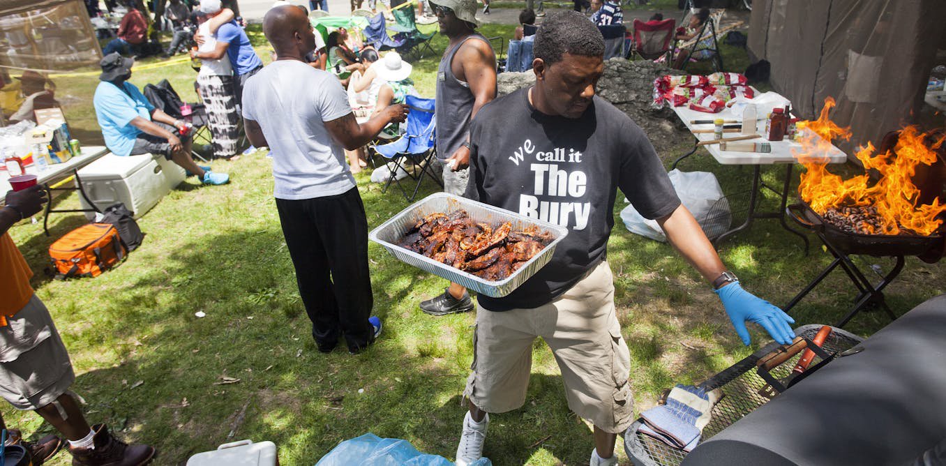 Juneteenth’s real meaning is written on the plates of smoked meats, potato salad and watermelon