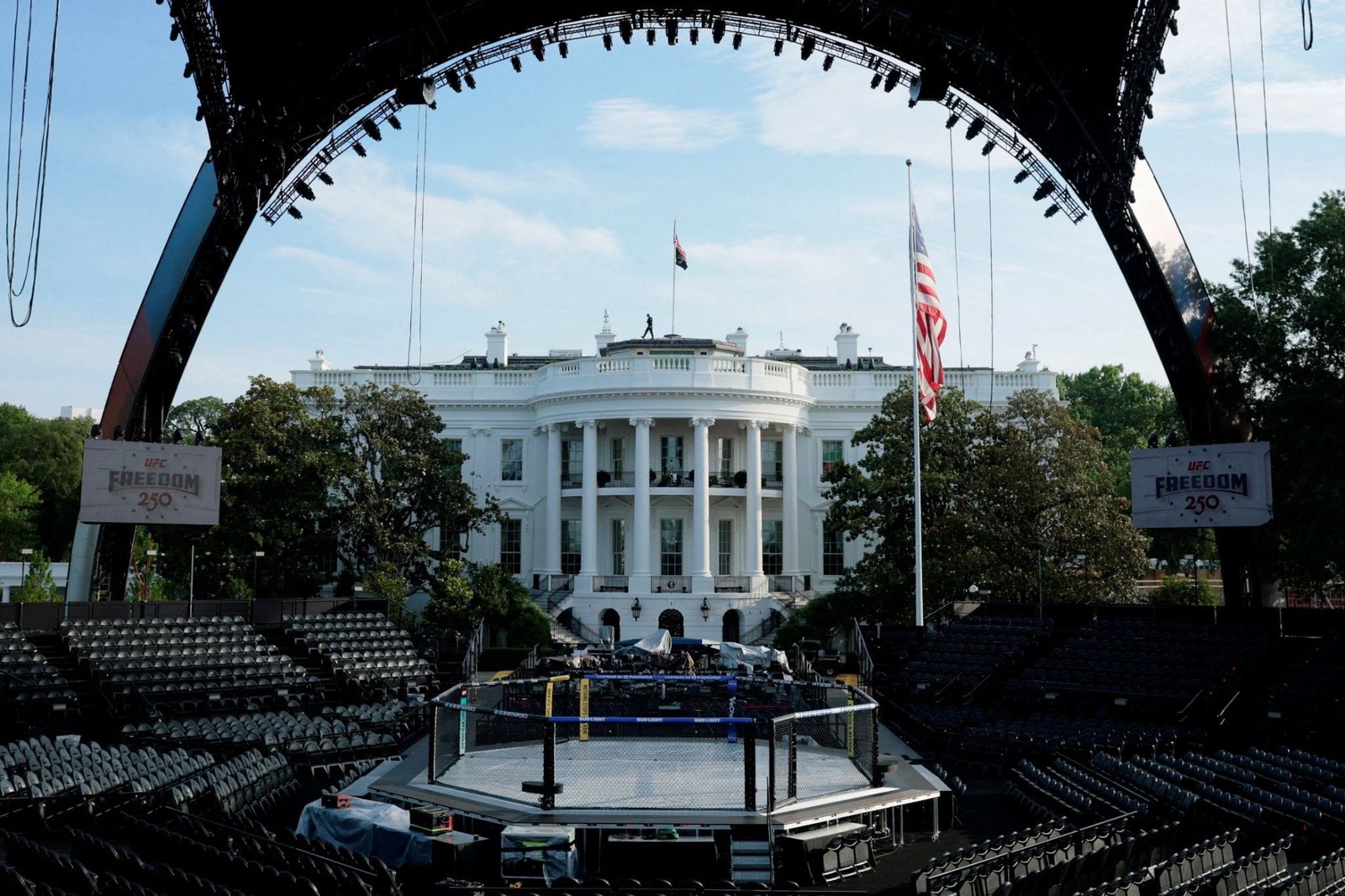 Trump celebrates 80th birthday with spectacle at White House